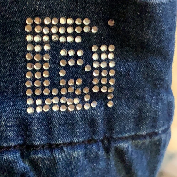 NWT Rock Revolution skinny jeans denim leggings Sz 25 Dark wash - Picture 2 of 10